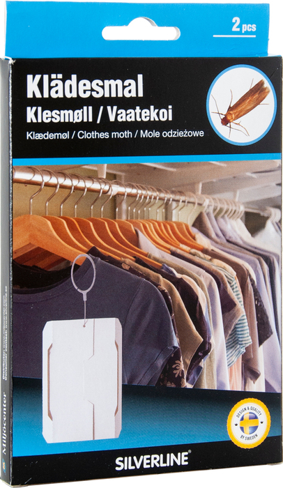 Klädesmalfälla 2-pack Silverline 
